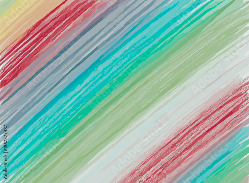 Multicolored Pencil Hatching Background. Diagonal Strokes Create a Vibrant Texture With a Playful Mix of Colors, Evoking Creativity and Warmth