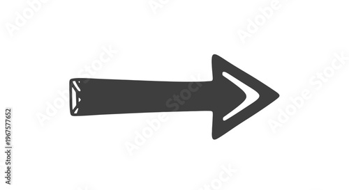Black Right Direction Arrow Icon Symbol.