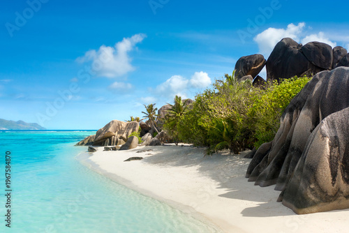 Foto Anse Source D'Argent - the most beautiful beach of Seychelles