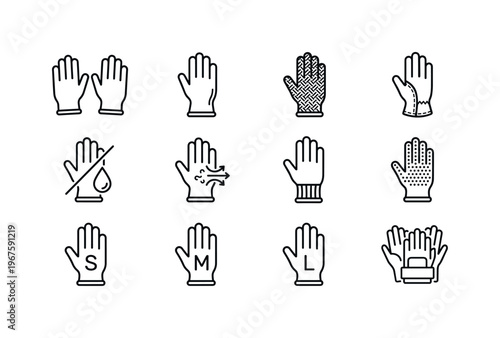 Gardening gloves pair, rubber garden gloves, fabric garden gloves, leather garden gloves, waterproof gloves, breathable gloves,