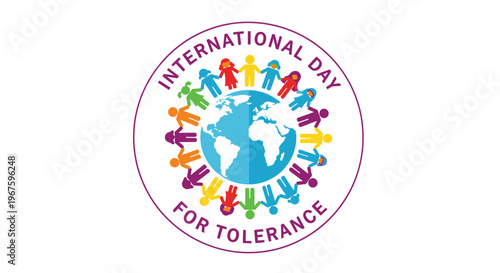 International Day for Tolerance logo symbol.