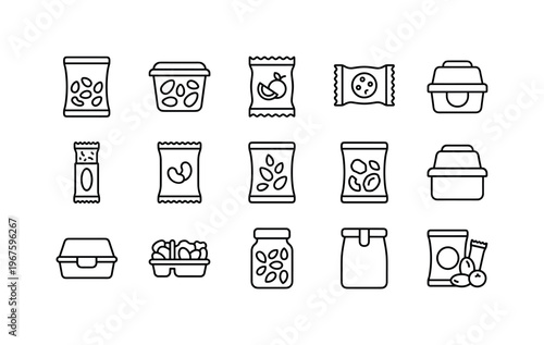 Trail mix bag, nut mix container, fruit snack pack, energy bite pack, granola bar pack, protein snack pack, seed mix bag, dried