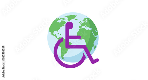 International symbol for disability access.