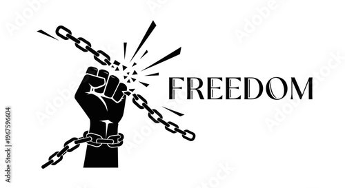Breaking free from oppression and slavery.