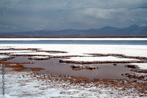 View of Laguna Tebinquiche in Atacama desert, Chile.View of Laguna Tebinquiche in Atacama desert, Chile.v