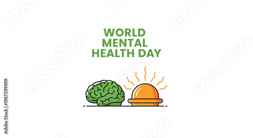A green brain and a glowing orange dome are illustrated on a white background with text.