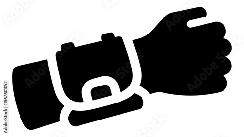 Archery arm guard icon