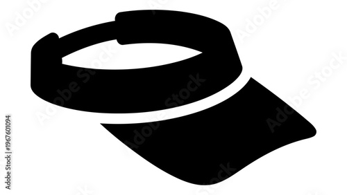 Cap visor sport icon