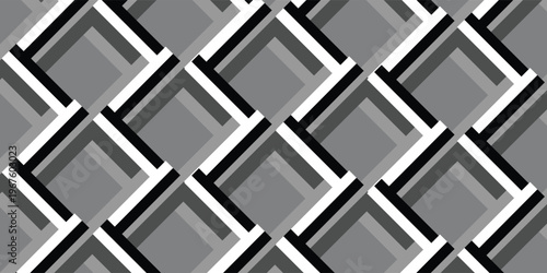 3D abstract background with a combination of squares and rectangles in silver