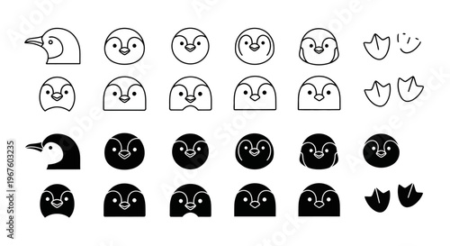Collection of emoji faces with various expressions.