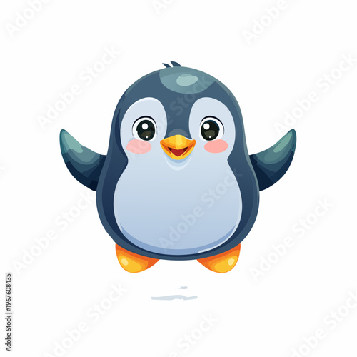 Kawaii-Stil - Niedlicher  Pinguin
