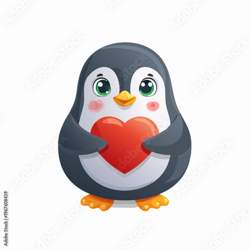Kawaii-Stil - Niedlicher  Pinguin