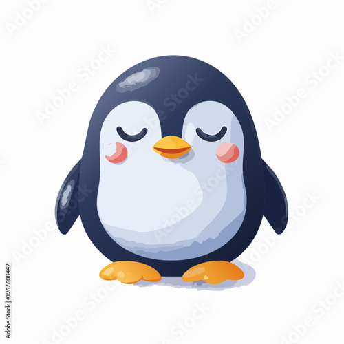 Kawaii-Stil - Niedlicher  Pinguin