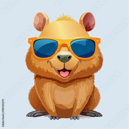 Kawaii-Stil - Niedlicher Capybara