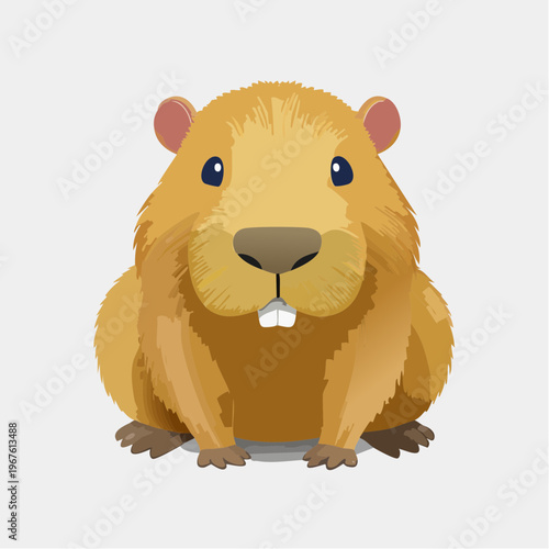 Kawaii-Stil - Niedlicher Capybara
