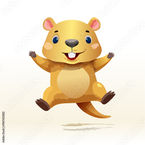 Kawaii-Stil - Niedlicher Capybara