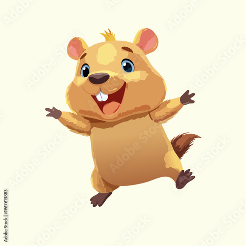 Kawaii-Stil - Niedlicher Capybara