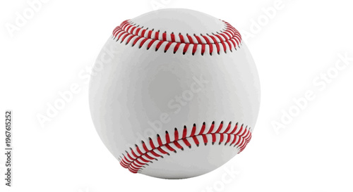 Baseball ball on a transparent background
