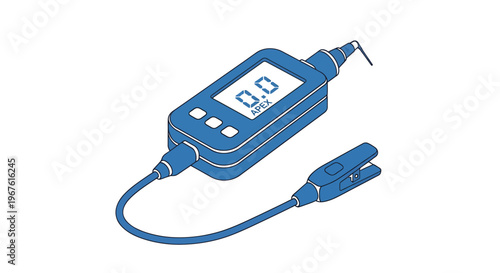 Digital Apex Locator for Dental Root Canal Treatment, Medical Device