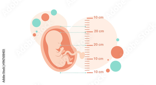 Fetus Growth Chart: Human Embryo Development Stages and Size Comparison