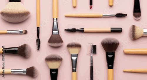 Makeup Brushes and Cosmetic Tools.