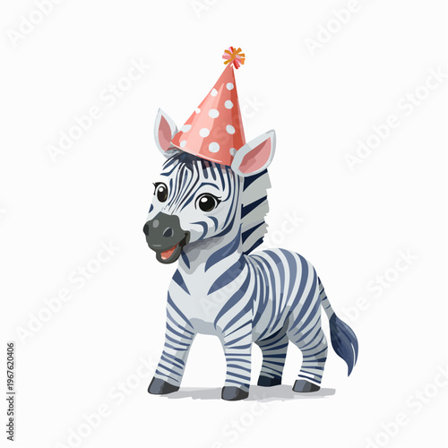 Kawaii-Stil - Niedliches  Zebra