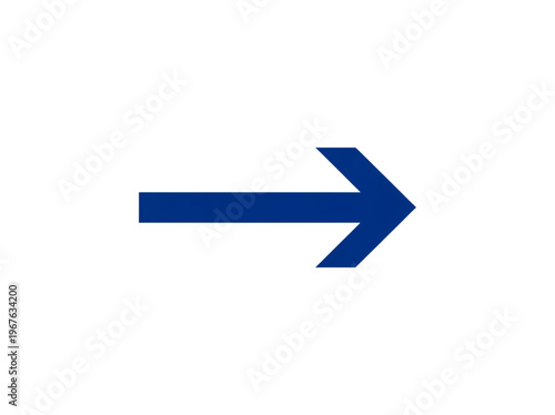 Free Download Flèche bleue pointant vers la droite sur fond blanc - GFXLoad
