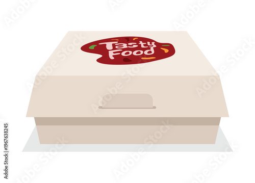 food_paper_box_simple_illustration_flat_perspective.eps