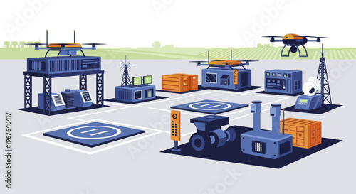 Advanced Drone Technology and Infrastructure for Future Operations.