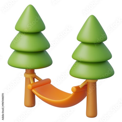 Forest 3d hammock pine trees for lightweight camping sleep and outdoor adventure