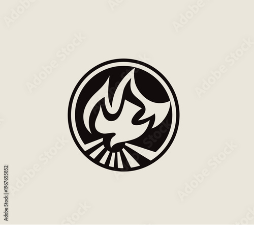 Holy spirit Icon, art vector design