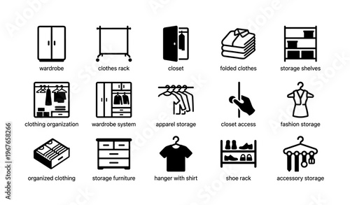 Home storage solutions for clothes and accessories