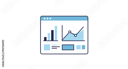 Business data analysis on screen.