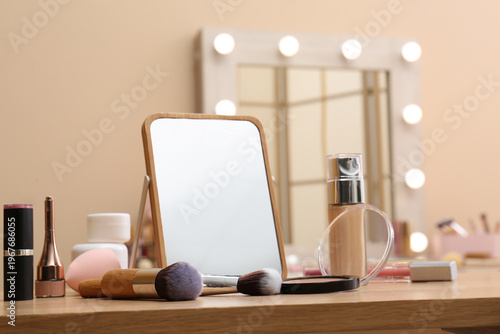 Different cosmetics, makeup...
