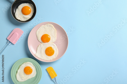 Plate and frying pan with t...