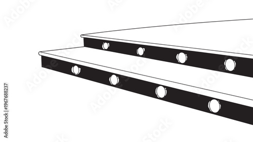 Modern LED Stage Lighting Equipment for Concerts and Events.