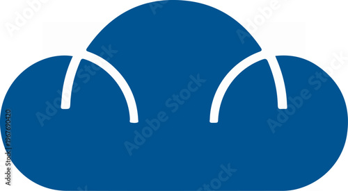 Cloud Storage Service Icon.