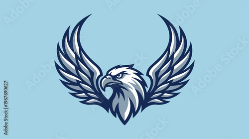 Eagle Bird Animal Wings Spread.