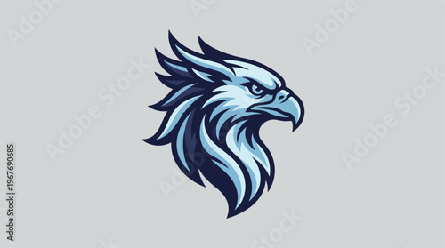 Eagle Head Logo Design Graphic.