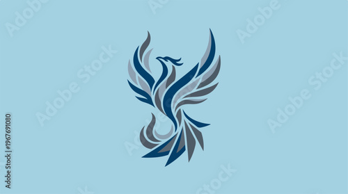 Graphic Design Phoenix Logo.