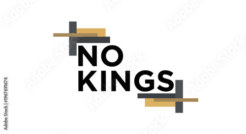 No Kings Logo Design Concept 5.