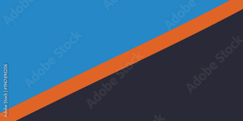 Bild auf Leinwand Minimalist diagonal split vector background