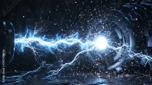 Electricity Pulse Energy Sparks Technology.