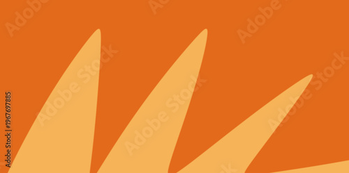 Abstract sharp orange beam illustration. Bold vector illustration featuring sharp abstract orange beams. Eye-catching background design for posters, energetic branding, and mother day card. 