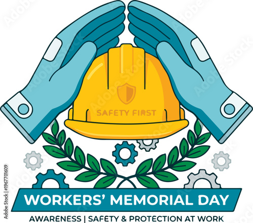 Workers Memorial Day Safety Awareness.