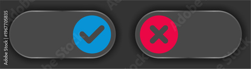 Toggle switch web button