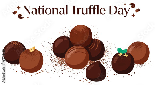 Chocolate Truffles Sweet Treats Dessert.