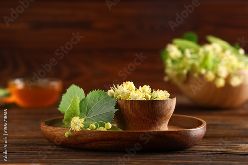 Tray and bowl with aromatic...