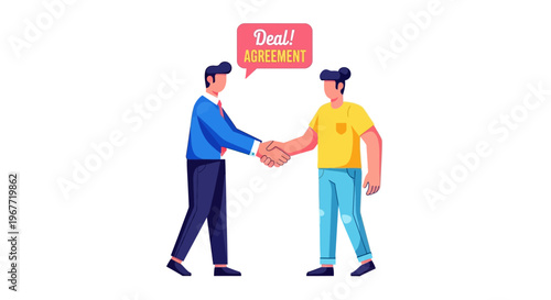 Businessmen shaking hands to confirm a deal and a successful agreement, partnership handshake