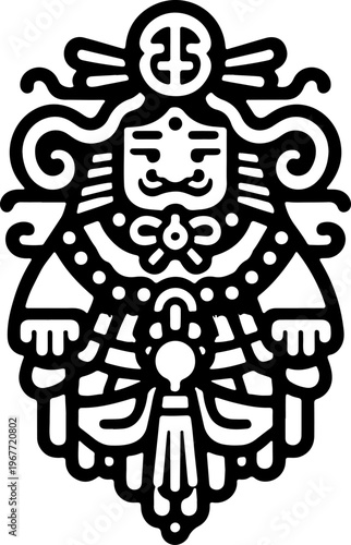  Premium Vector Mascot of a Cute Shogun, the Military Dictator of Feudal Japan, Sitting Comfortably and Holding a Small Decorative Item